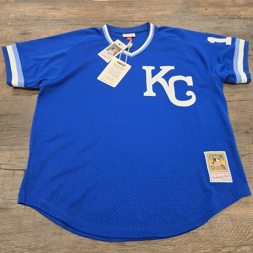 MITCHELL AND NESS KANSAS CITY ROYALS BO JACKSON JERSEY MENS